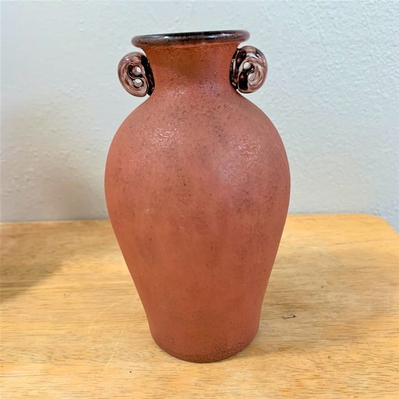 Pair of Frosted Glass Vases - Picture 5 of 5